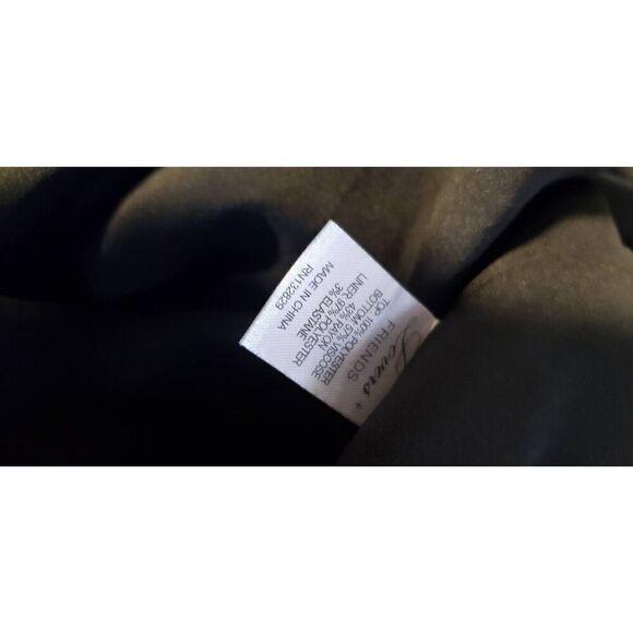 Lovers + Friends Good As Gold Black & Gold Sequin Open Back Maxi Dress Women’s M - Picture 15 of 16